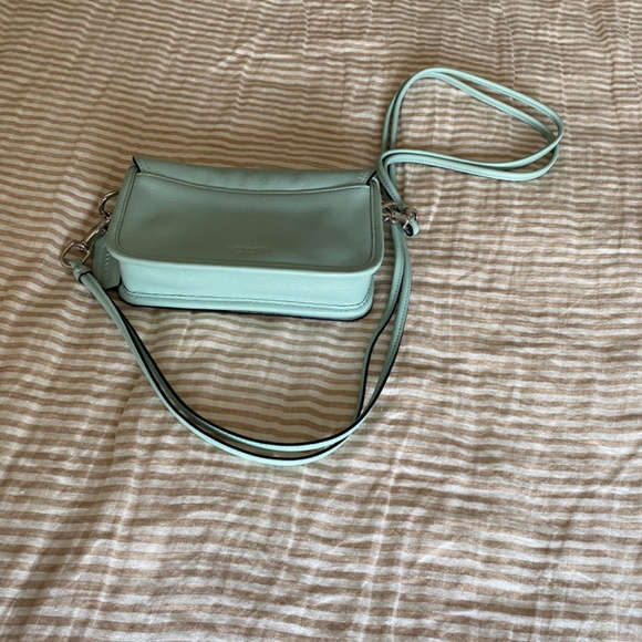 Coach Legacy Penny Leather Crossbody Shoulder Bag, Pale Green, Mint Green - Picture 5 of 10